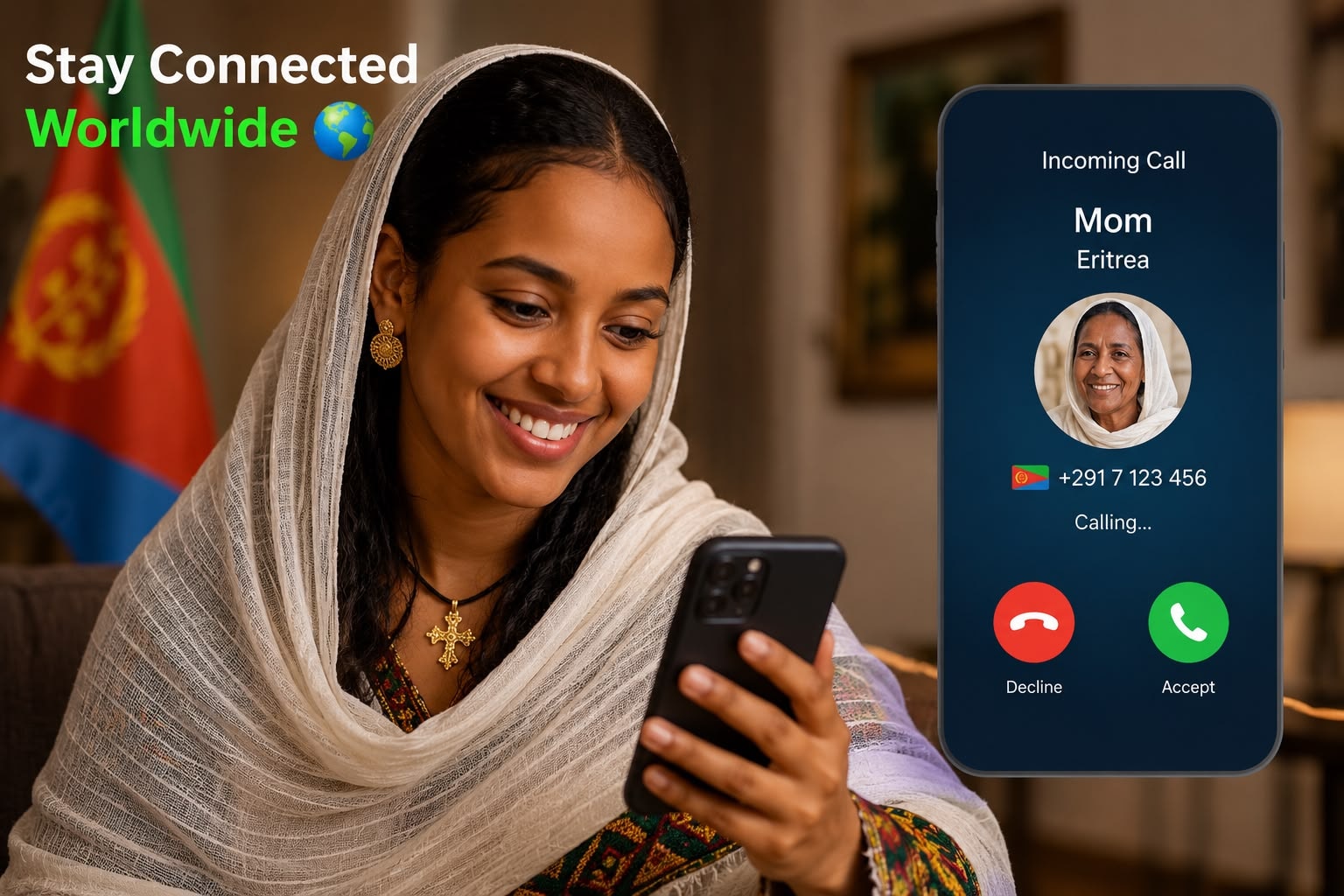Affordable calling rates worldwide